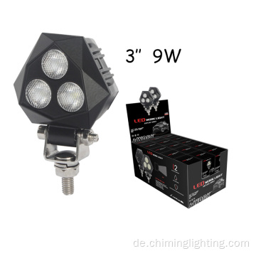 Hot Sale Truck Mini LED -Arbeit Licht 3 Zoll Runde 16 Leuchtstofflampe für LKW ATV ATV